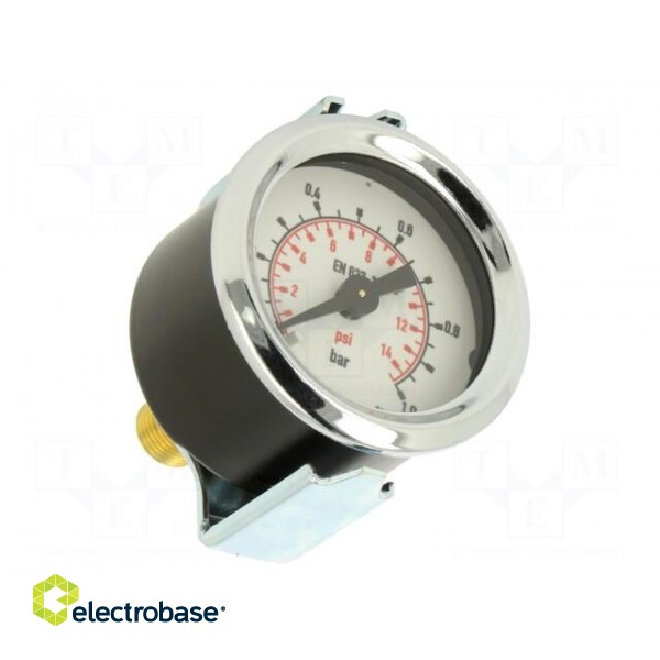 Manometer | 0÷1bar | 40mm | non-aggressive liquids,inert gases image 1