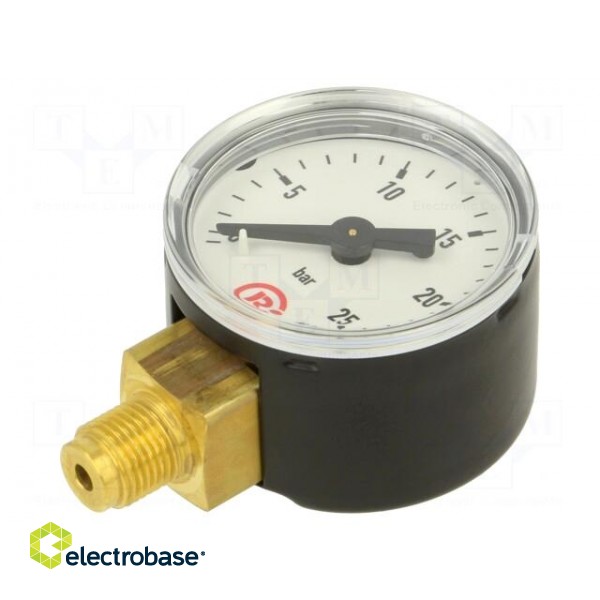 Manometer | 0÷25bar | 40mm | non-aggressive liquids,inert gases