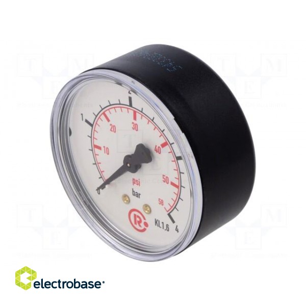 Manometer | 0÷4bar | 63mm | non-aggressive liquids,inert gases