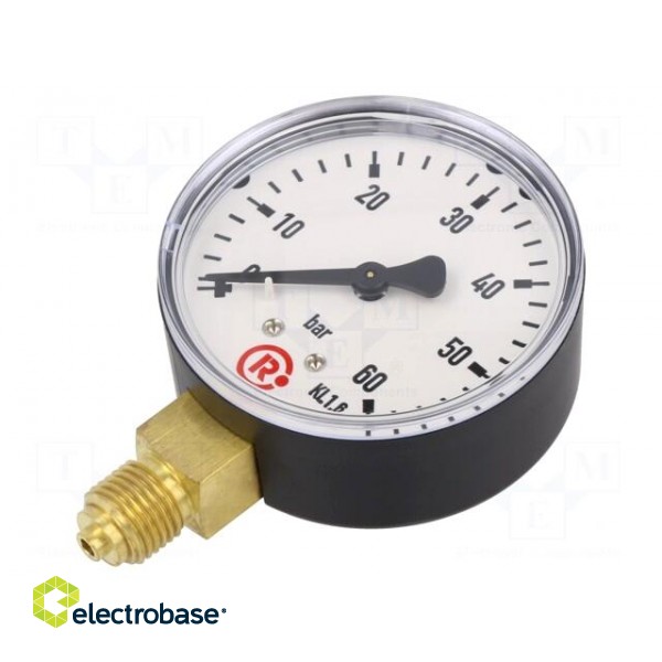 Manometer | 0÷60bar | 63mm | non-aggressive liquids,inert gases