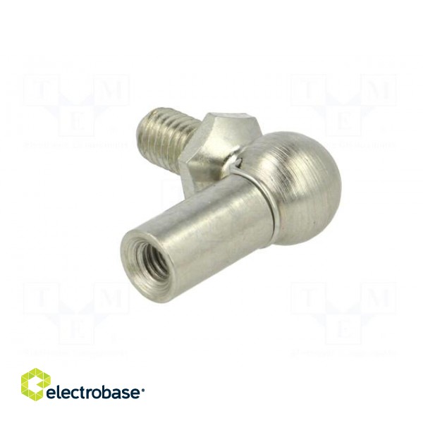 Mounting element for gas spring | Mat: zinc plated steel | 10mm paveikslėlis 4
