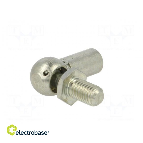 Mounting element for gas spring | Mat: zinc plated steel | 10mm фото 8