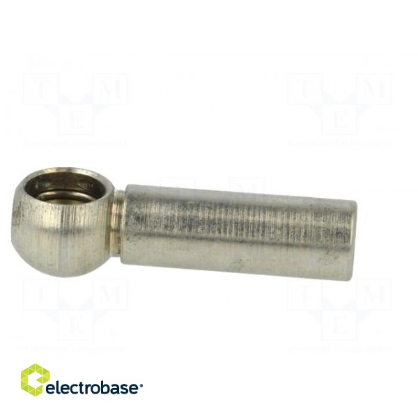 Mounting element for gas spring | Mat: zinc plated steel | 10mm paveikslėlis 3