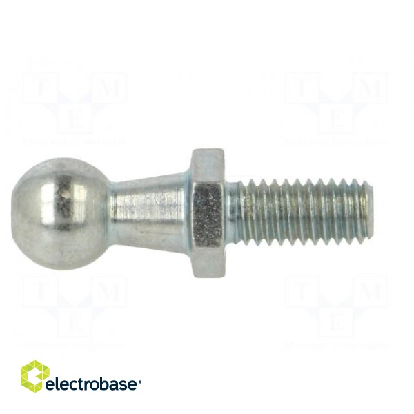 Mounting element for gas spring | Mat: zinc plated steel | 10mm paveikslėlis 3