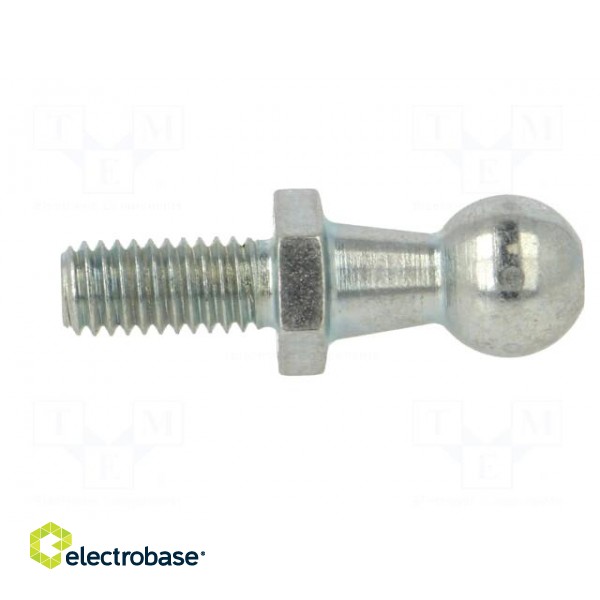 Mounting element for gas spring | Mat: zinc plated steel | 10mm фото 7