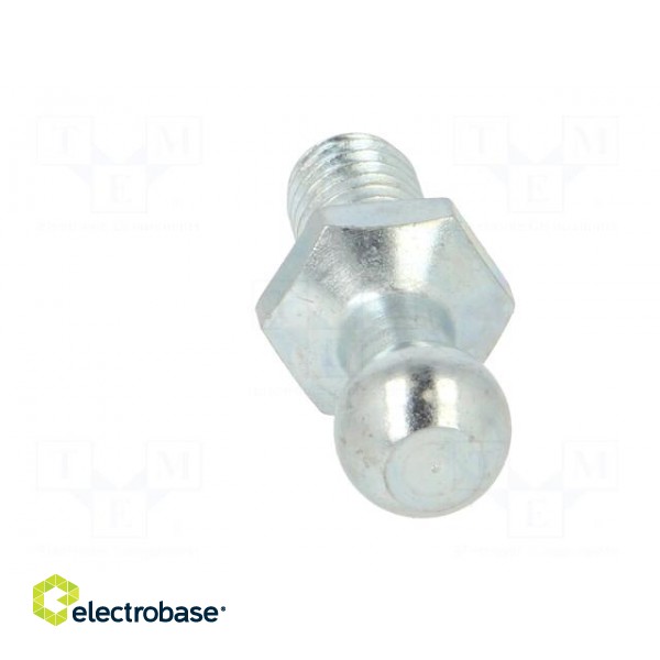 Mounting element for gas spring | Mat: zinc plated steel | 10mm image 9
