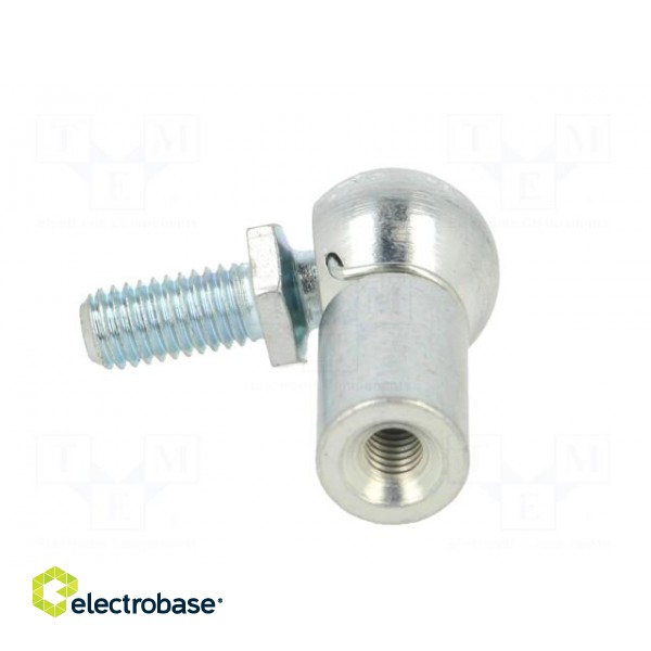 Mounting element for gas spring | Mat: zinc plated steel | 13mm image 3