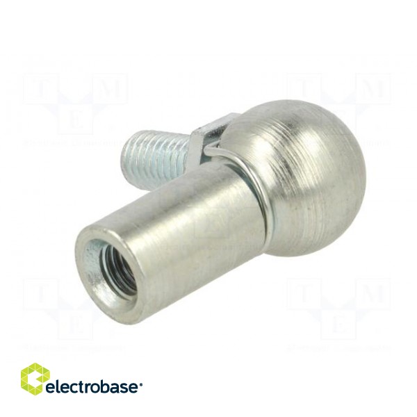 Mounting element for gas spring | Mat: zinc plated steel | 13mm image 4