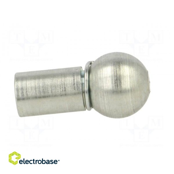 Mounting element for gas spring | Mat: zinc plated steel | 13mm фото 5