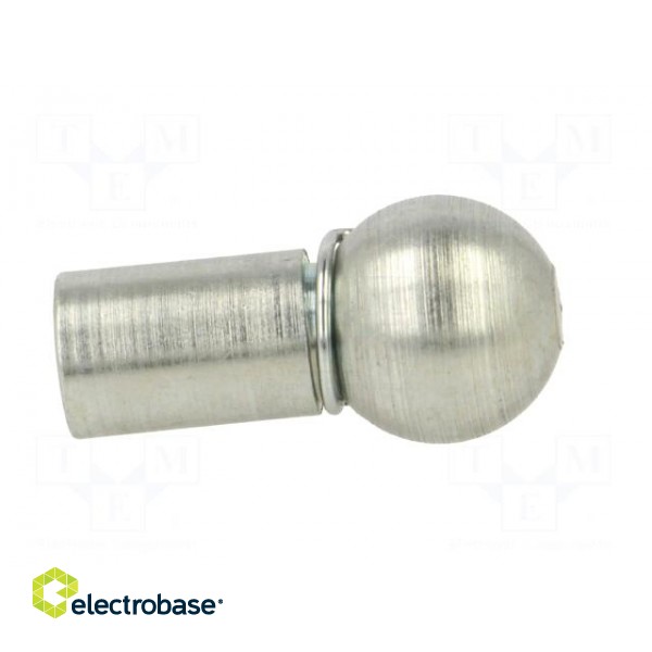 Mounting element for gas spring | Mat: zinc plated steel | 13mm image 5