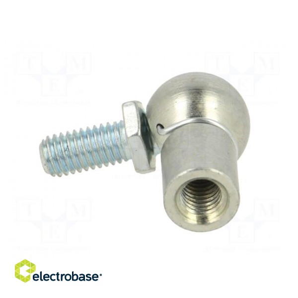 Mounting element for gas spring | Mat: zinc plated steel | 13mm фото 3