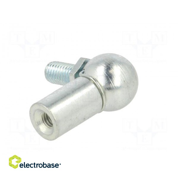 Mounting element for gas spring | Mat: zinc plated steel | 13mm paveikslėlis 4