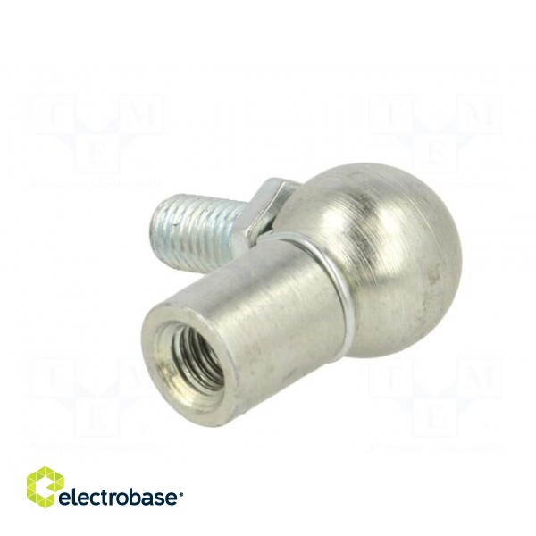 Mounting element for gas spring | Mat: zinc plated steel | 13mm paveikslėlis 4