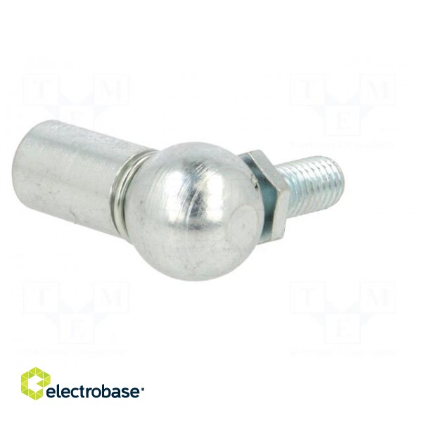 Mounting element for gas spring | Mat: zinc plated steel | 13mm image 6