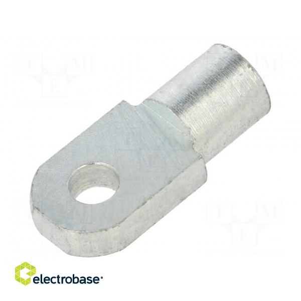 Mounting element for gas spring | Mat: zinc plated steel | 6.1mm image 1