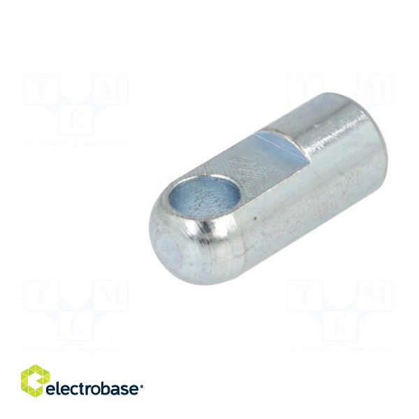 Mounting element for gas spring | Mat: zinc plated steel | 8.5mm фото 2
