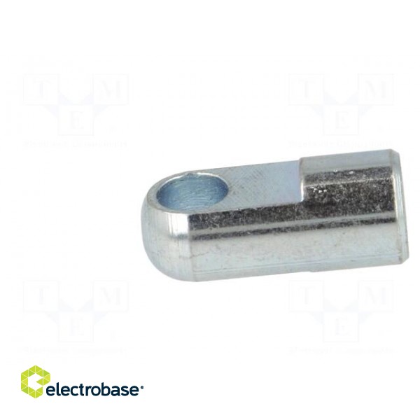 Mounting element for gas spring | Mat: zinc plated steel | 8.5mm paveikslėlis 3
