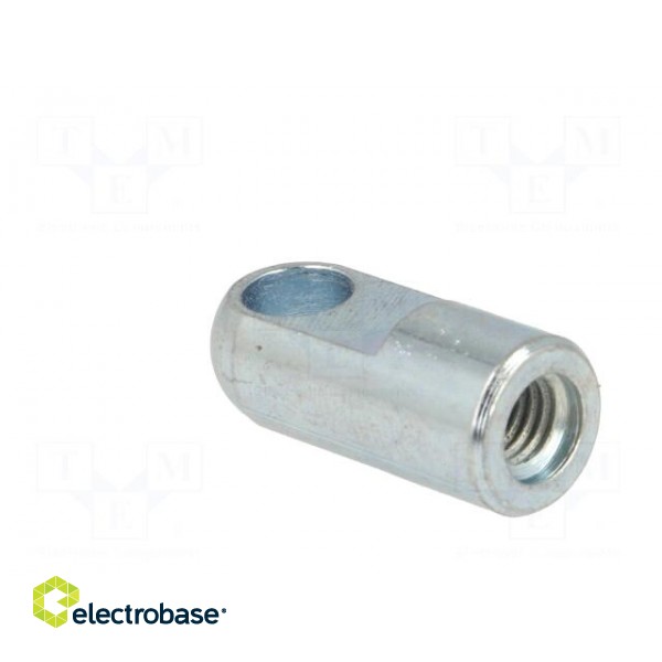Mounting element for gas spring | Mat: zinc plated steel | 8.5mm paveikslėlis 4