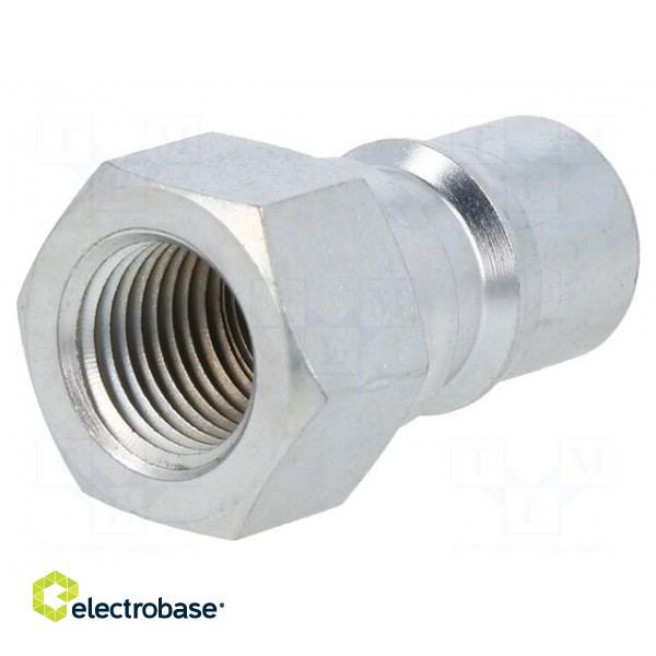 Quick connection coupling | max.230bar | G 1" | zinc plated steel