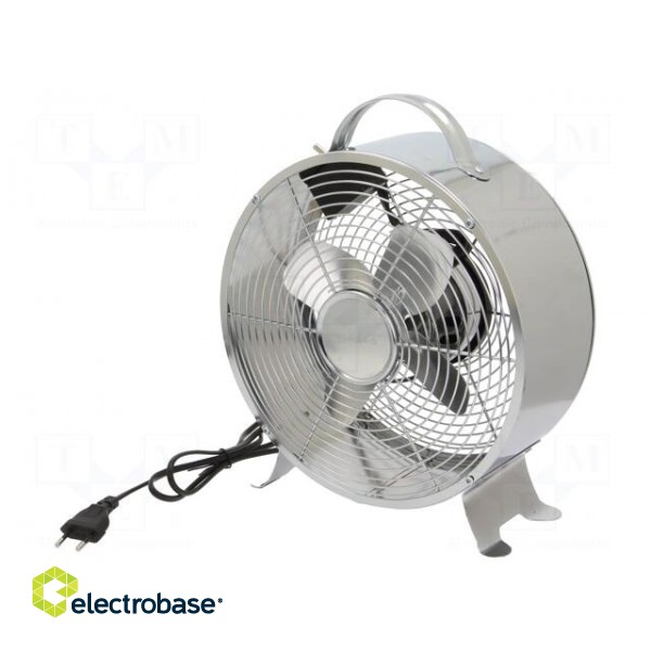 Fan: AC | 20W | 220÷240V | Ø: 250mm | Len: 1.5m | 335x265x110mm | metal paveikslėlis 1