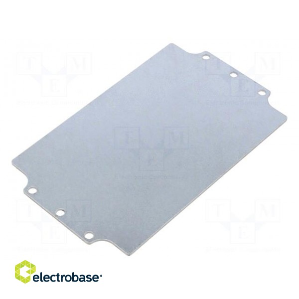 Mounting plate | galvanised steel | ETA118 | Series: EUROMAS