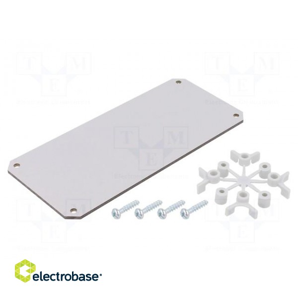 Mounting plate | hard paper | W: 74mm | L: 160mm | Thk: 2.5mm
