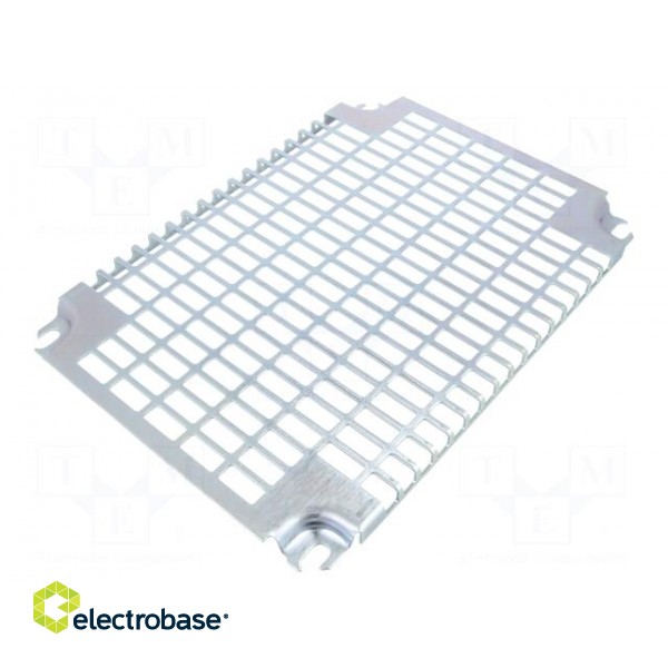 Mounting plate | NSYCRN43150P,NSYCRN43200 | telequick perforated