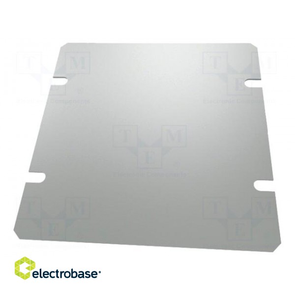 Mounting plate | steel | HM-1441-6,HM-1441-6BK3 | Series: 1441 | grey