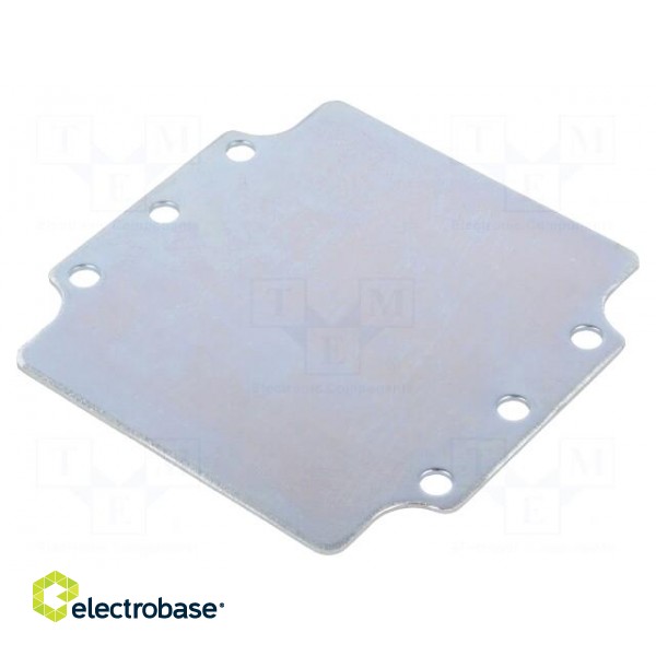 Mounting plate | steel | Plating: zinc | ALUEIN-EX-RJ11,ALUEIN-RJ11