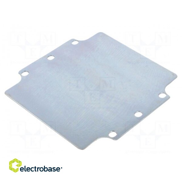 Mounting plate | steel | Plating: zinc | ALUEIN-EX-RJ15,ALUEIN-RJ15
