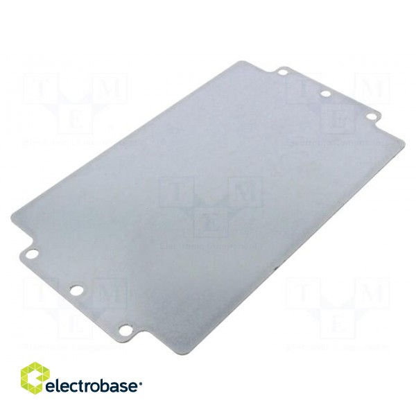 Mounting plate | steel sheet | Plating: zinc