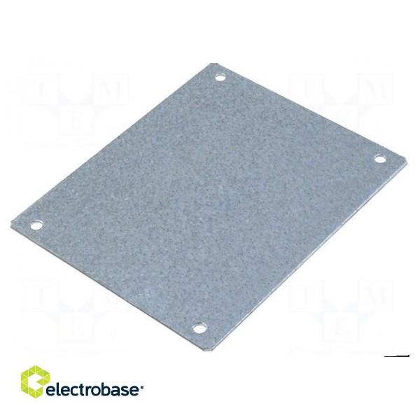 Mounting plate | steel | W: 134mm | L: 111mm | Series: EURONORD
