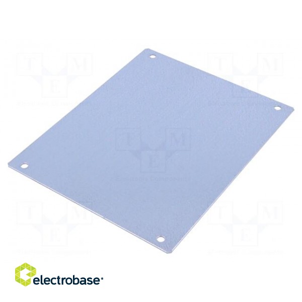 Mounting plate | steel | W: 141mm | L: 174mm | Series: EURONORD