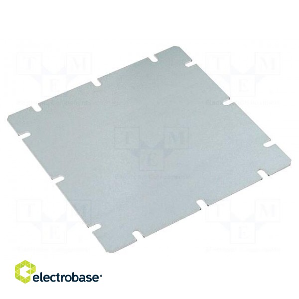 Mounting plate | steel | W: 148mm | L: 148mm | Series: MNX | ABS175/100H