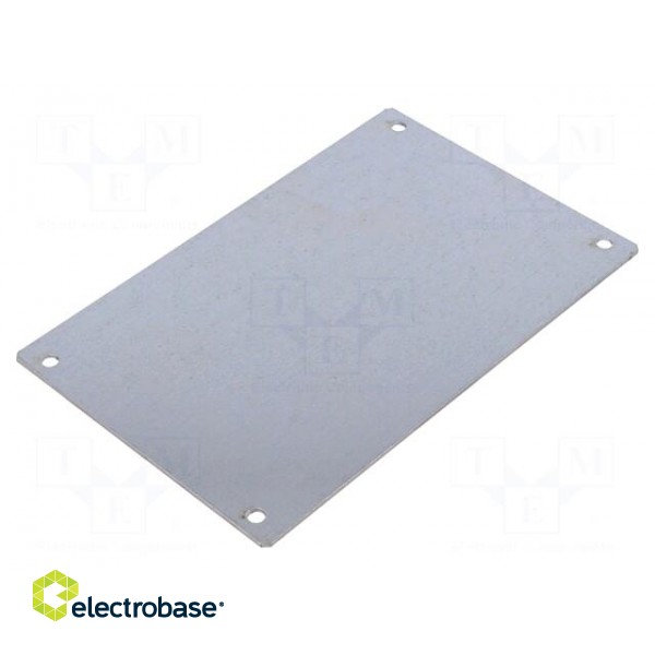 Mounting plate | steel | W: 174mm | L: 111mm | Plating: zinc