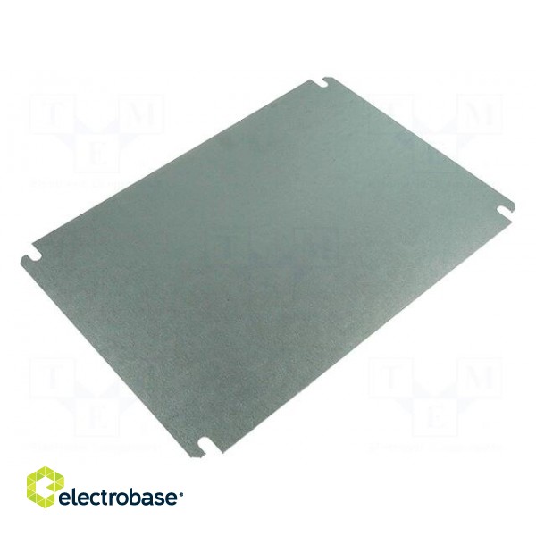 Mounting plate | steel | W: 238mm | L: 338mm | Thk: 1.5mm | Plating: zinc
