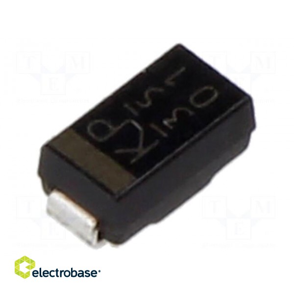 Diode: rectifying | SMD | 1.2kV | 1A | 85ns | 1F (DO214AC) | Ufmax: 3V