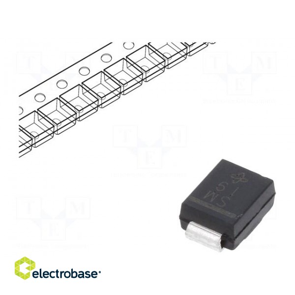 Diode: rectifying | SMD | 1kV | 1.5A | DO214AA,SMB | Ufmax: 1.15V