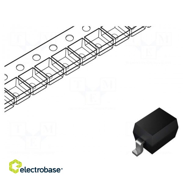 Diode: rectifying | SMD | 600V | 0.8A | 75ns | 1F (DO214AC) | Ufmax: 1.3V