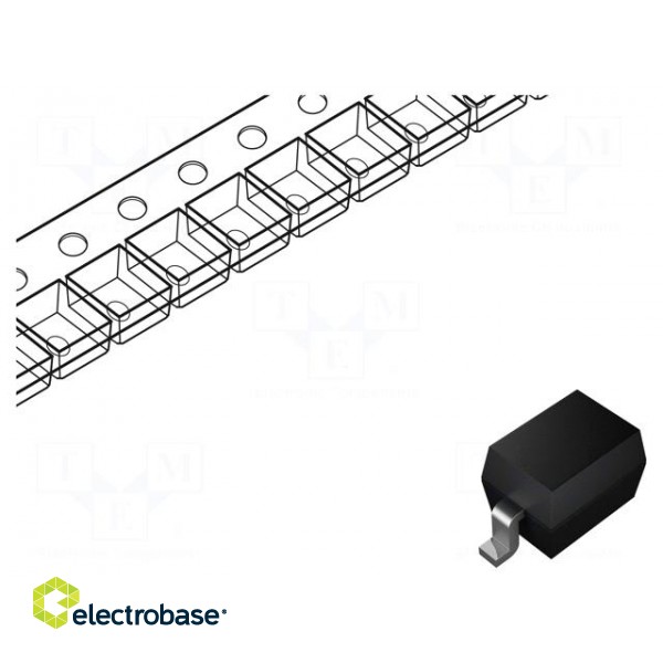 Bridge rectifier: single-phase | Urmax: 800V | If: 1A | Ifsm: 30A | SMT