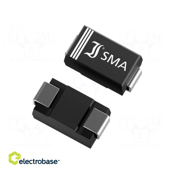 Diode: rectifying | SMD | 100V | 1A | 150ns | SMA | Ufmax: 1.3V | Ifsm: 30A