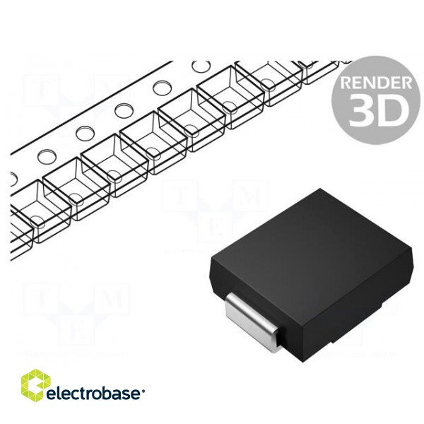 Diode: TVS | 1.5kW | 517.5V | 2.1A | unidirectional | ±5% | DO214AB