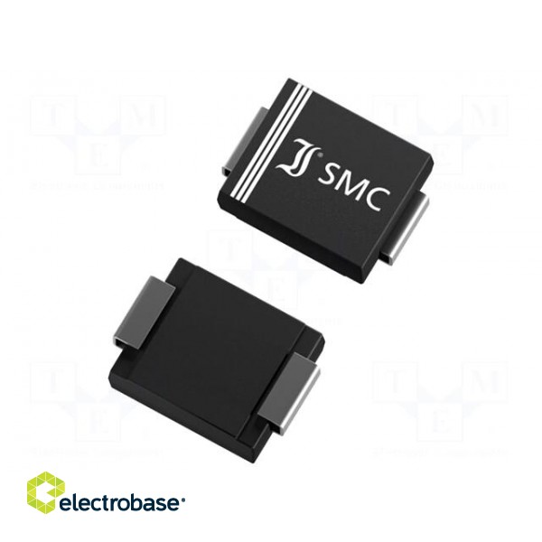 Diode: rectifying | SMD | 2kV | 3A | 1.5us | Package: reel,tape | SMC