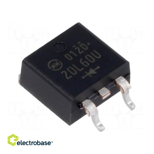 Diode: rectifying | SMD | 600V | 20A | 35ns | STO220 (SC83 similar)