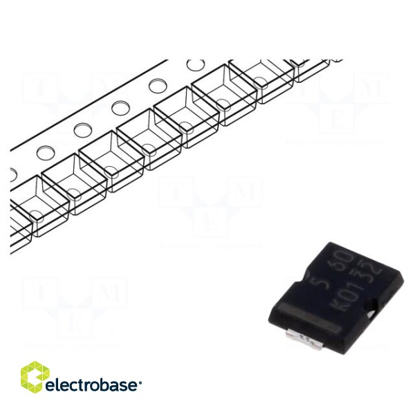 Diode: rectifying | SMD | 600V | 5A | 95ns | FY | Ufmax: 1.25V | Ifsm: 200A
