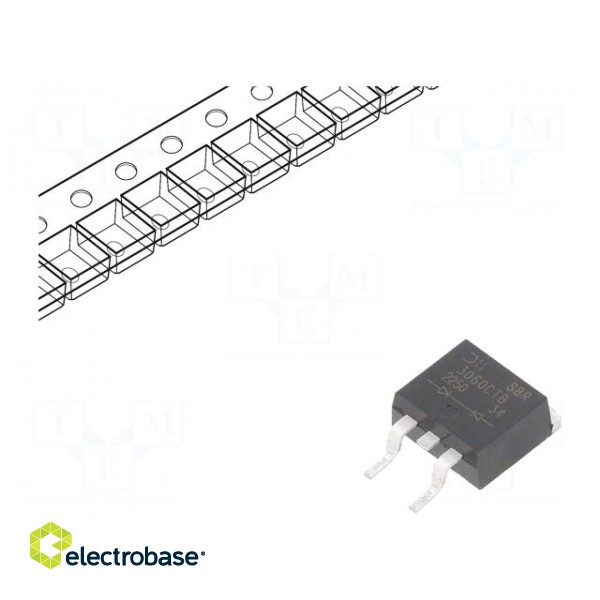 Diode: rectifying | SMD | 60V | 30A | TO263 | Ufmax: 0.56V | Ifsm: 200A