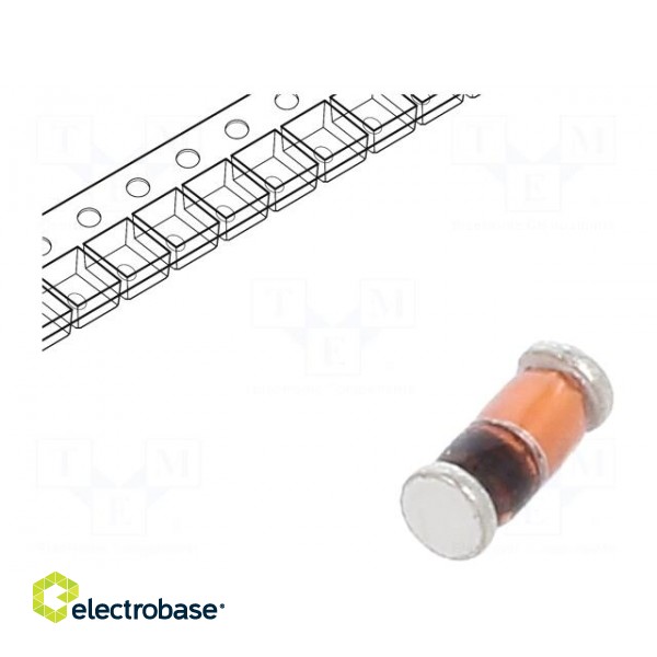 Diode: switching | SMD | 100V | 0.15A | 4ns | MiniMELF | Ufmax: 1V