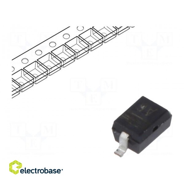 Diode: switching | SMD | 100V | 250mA | 4ns | SOD323,SC76 | Ufmax: 1.25V
