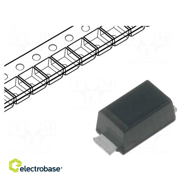 Diode: rectifying | SMD | 800V | 0.5A | 500ns | subSMA | Ufmax: 1.3V