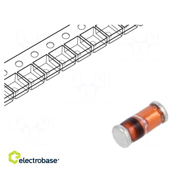 Diode: switching | SMD | 75V | 0.3A | 2ns | MiniMELF,SOD80 | Ufmax: 1V